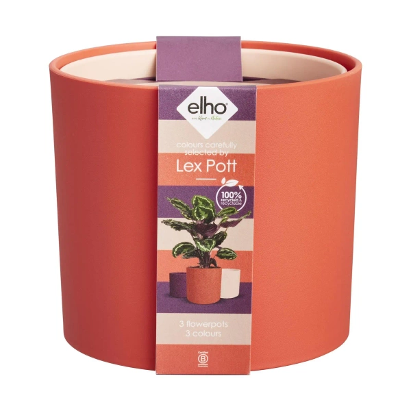 Lex Pott zestaw 3 osłonek 11-14 coral red