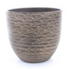 Carrie 39/36 donica ceramiczna brązowa tekstura