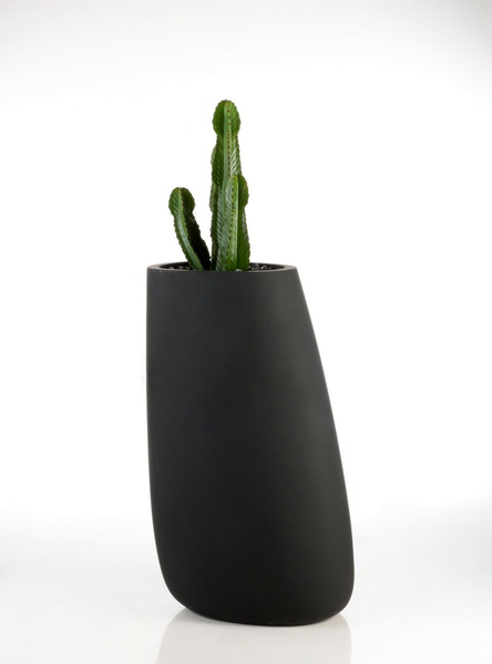 STONE VONDOM 61x46/70 grafitowa designerska donica kamień