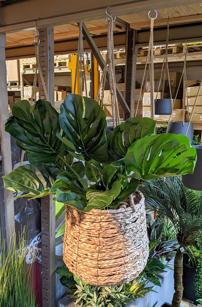 AVALON 3-PAK zestaw doniczek wiszących lub stojących z trawy morskiej