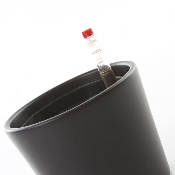 Zestaw do hydroponiki Leni 9/7 Vasa w antracytowej osłonce ceramicznej