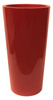TUIT 33/61 doniczka okrągła wysoka z wkładem ceglana z połyskiem