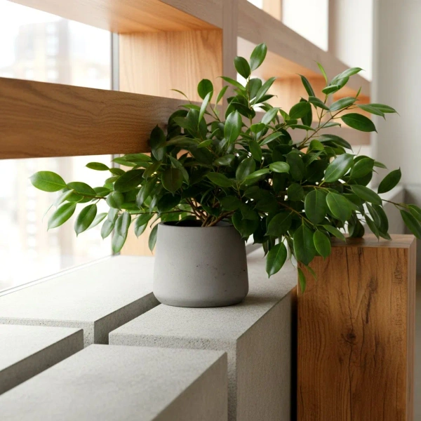 Patt XL 23/19,5 doniczka kamienna mocha washed