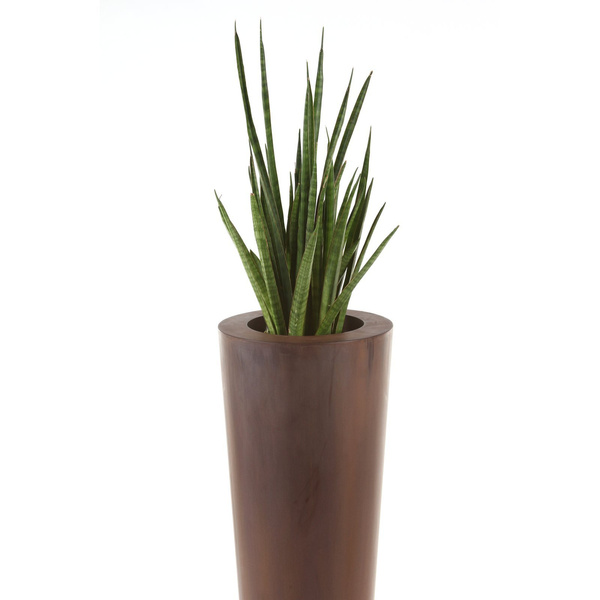 NARNYA 30/120 donica stalowa wysoka smukła corten kolor rdzy