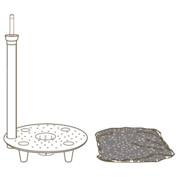 System nawadniający E3P do donicy TUIT 33/61 cm