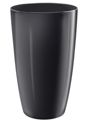 Elbrus Diamond HIGH 46/90 doniczka wysoka czarna metalik połysk