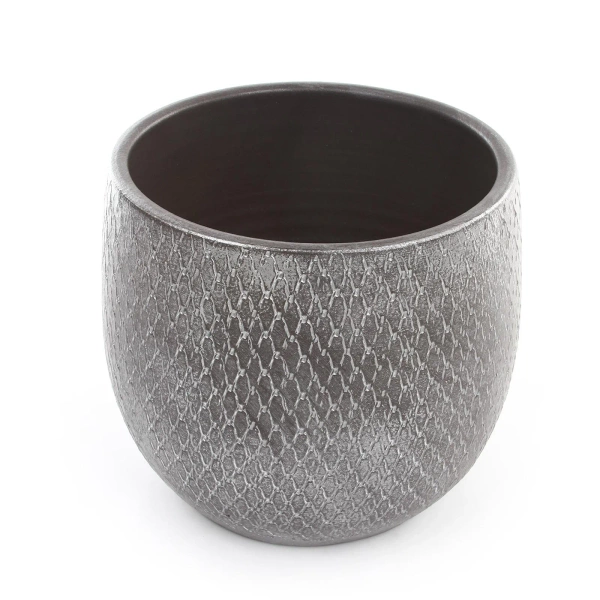 Madeira 28/28 srebrno-brązowo-szara osłonka z ceramiki wzorki