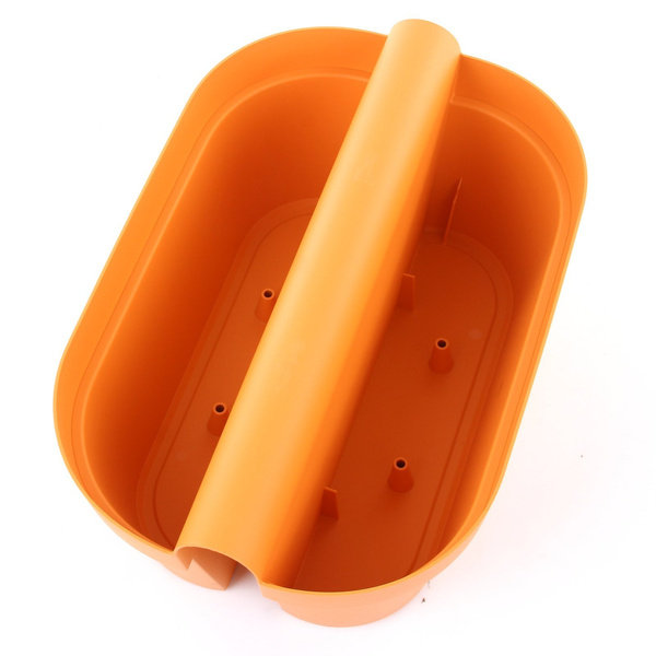 BE-UP CASSETTA 50x33/20 podłużna doniczka dwustronna na poręcz oliwka