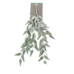 Sztuczny Eukaliptus wiszący zielono-szary 75 cm