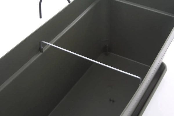 Capri Box Balcony 50 podłużna doniczka na poręcz taupe