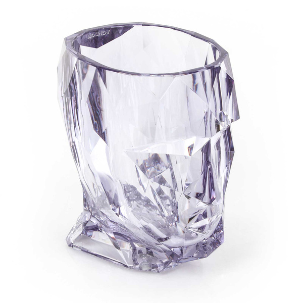 ADAN NANO GLOSSY 13x17/18 designerska doniczka bursztynowa głowa