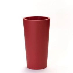 Tuit Raw 33/61 wysoka donica z wkładem brick red