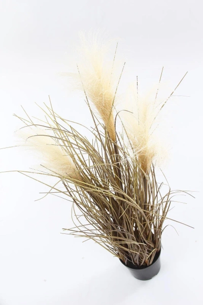Sztuczna trawa pampasowa 76 cm w doniczce