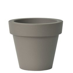 MINI IKON 20/17,5 doniczka z rantem okrągła taupe