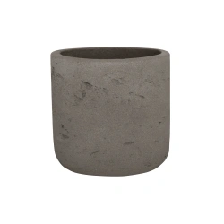 Charlie L 25/24 doniczka okrągła kamienna mocha washed