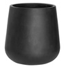 Pax M 44/46 niska kamienna donica czarna