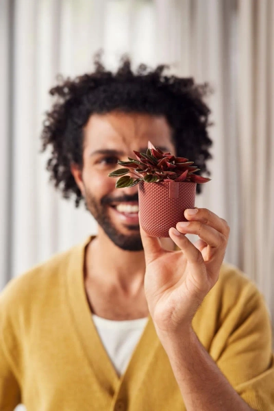 Jazz Elho 11 osłonka w kropki toskańska czerwień