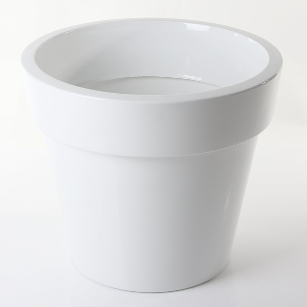 SIMPLE 50/43 donica lakierowana okrągła biała