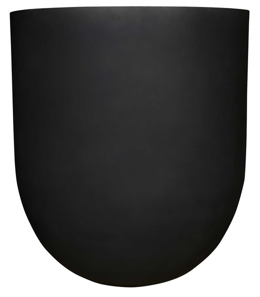 Jumbo Lex M 90/99 bardzo duża donica okrągła czarna volcano black REFINED
