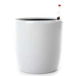 Zestaw do hydroponiki 18/19 Venus osłonka ceramiczna biała z połyskiem