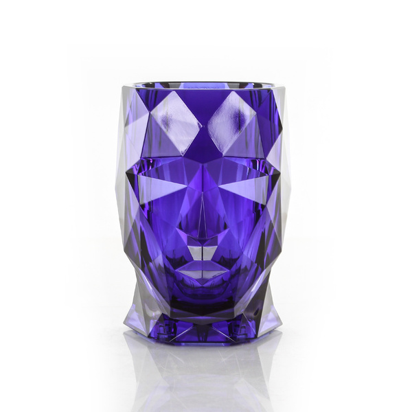 ADAN NANO GLOSSY 13x17/18 doniczka głowa szafirowa