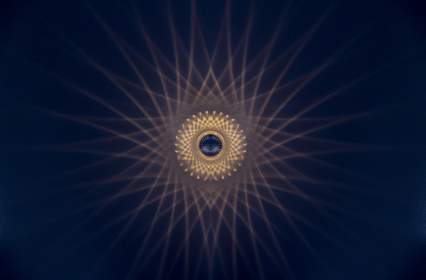 Lampa GATSBY 24,5 cm okrągła biała