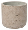 Charlie S 15/14,5 szara doniczka cylindryczna kamienna