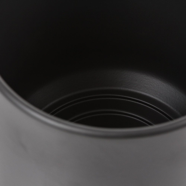 AMBER 14/13,5 biała osłonka doniczka ceramiczna