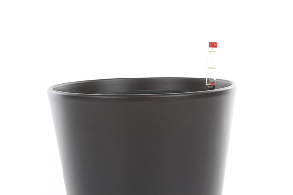 Zestaw do hydroponiki Leni 18/19 Vasa osłonka ceramiczna antracytowa