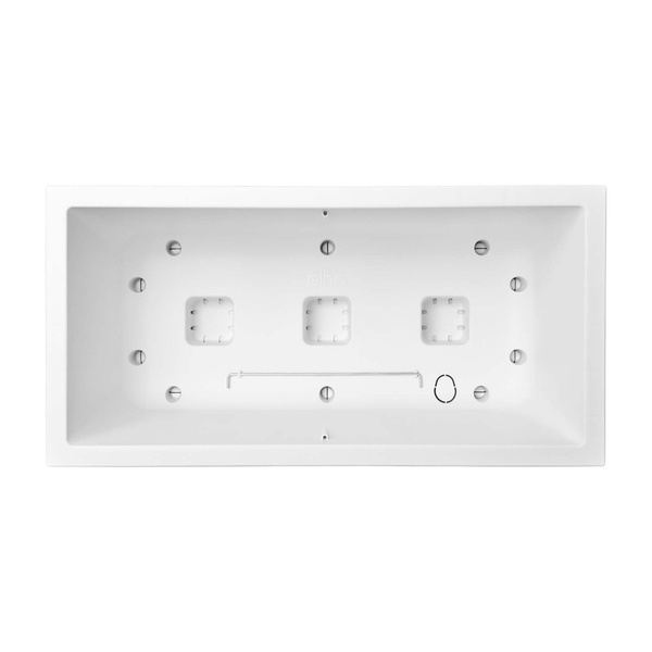 Vivo Next Long 80x40/40 donica prostokątna biała na kółkach