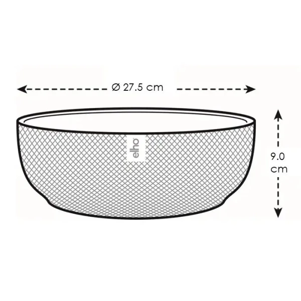 Jazz Bowl 28 misa czarny living black Elho