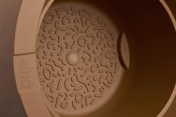 Amber Grail 30/28 karmelowa donica na stopie