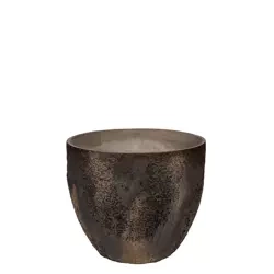 Jesslyn M 60/52 brązowa donica naturalna tekstura ostryga