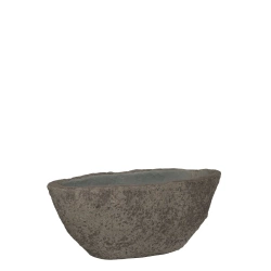 Mt.Verita XS 44x18/16 kamienna doniczka łódka szarobrązowa dioriet grey