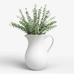 Harmonia Jar 25/30 biały dzban w śródziemnomorskim stylu