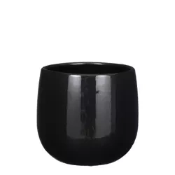 Pablo 21/19 kulista czarna szkliwiona osłonka ceramiczna