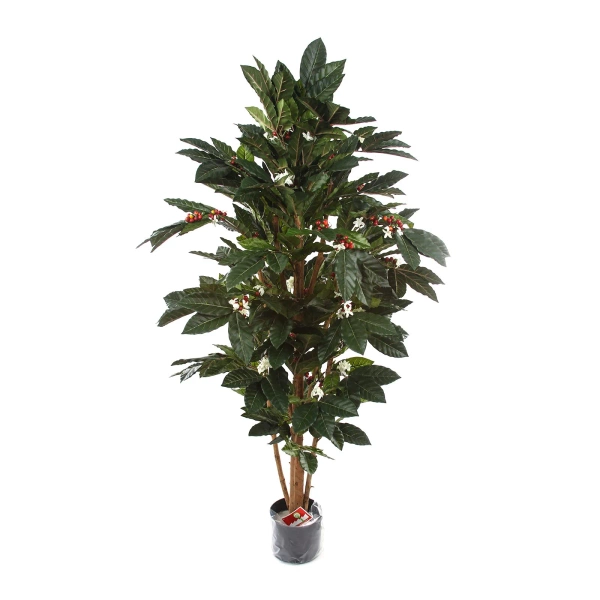 Sztuczne drzewko Kawy 150 cm 471 liści z owocami