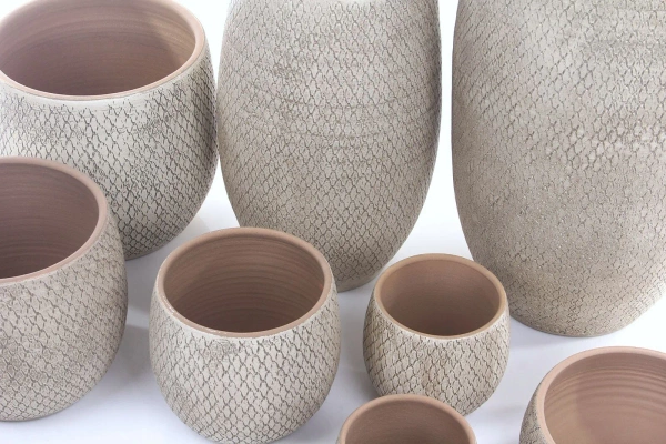 Madeira 32/32 duża kremowa osłonka ceramiczna kula