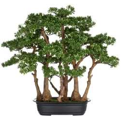 Sztuczny Bonsai Zielona Herbata w formie lasu 60 cm