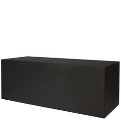 Ławka KUBE 100x40/40 cm grafitowa czarny perła