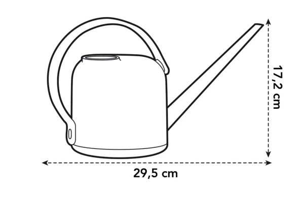 Konewka designerska Elho B. For Soft 1,7l kamienna zieleń / stone green
