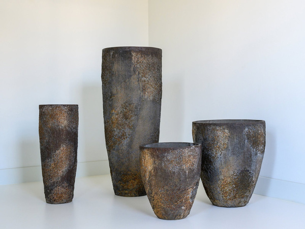 Dax M 24/60 brązowa wysoka donica naturalna ostryga oyster