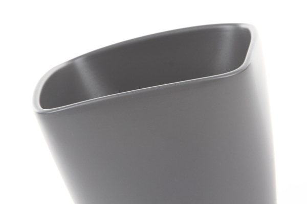 QUARTA ORCHID 13/17 ceramiczna doniczka do storczyków popielata