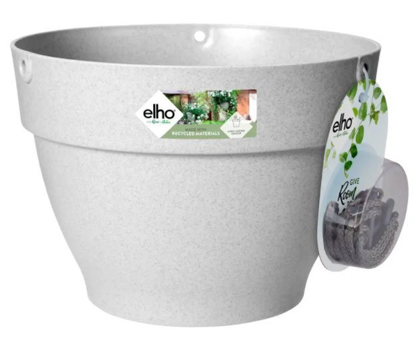 Vibia Hanging Basket 26 doniczka wisząca popielata living concrete