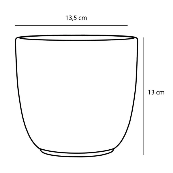 Tusca 13/13 osłonka ceramiczna matowa taupe