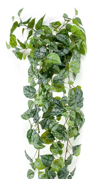 Sztuczny Scindapsus Pictus pnący 120 cm zielono-szary