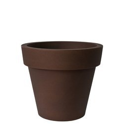 IKON 50/44 donica brązowa okrągła z rantem