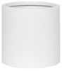 Puk L 25/25 cylindryczna donica z włókna szklanego biała matowa