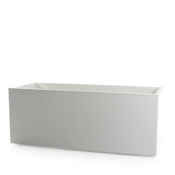 Kebe Casetta 100x40/40 donica na kółkach prostokątna biała