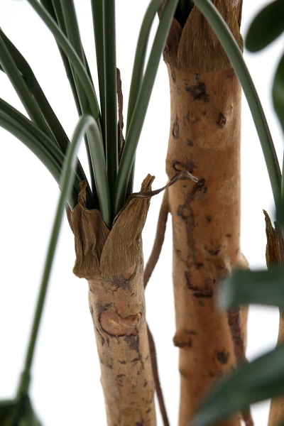 Sztuczny Filodendron Xanadu 120 cm na 3 drewnianych pniach deluxe